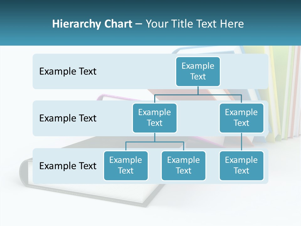 A Group Of Books Sitting On Top Of Each Other PowerPoint Template