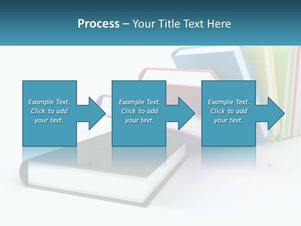 A Group Of Books Sitting On Top Of Each Other PowerPoint Template