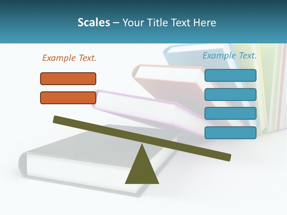 A Group Of Books Sitting On Top Of Each Other PowerPoint Template