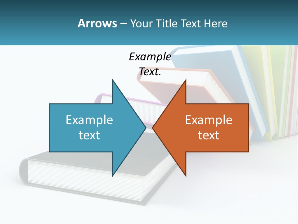 A Group Of Books Sitting On Top Of Each Other PowerPoint Template
