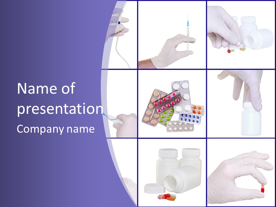 A Collage Of Medical Powerpoint Presentation Templates PowerPoint Template