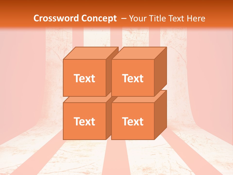 An Orange And White Powerpoint Presentation PowerPoint Template