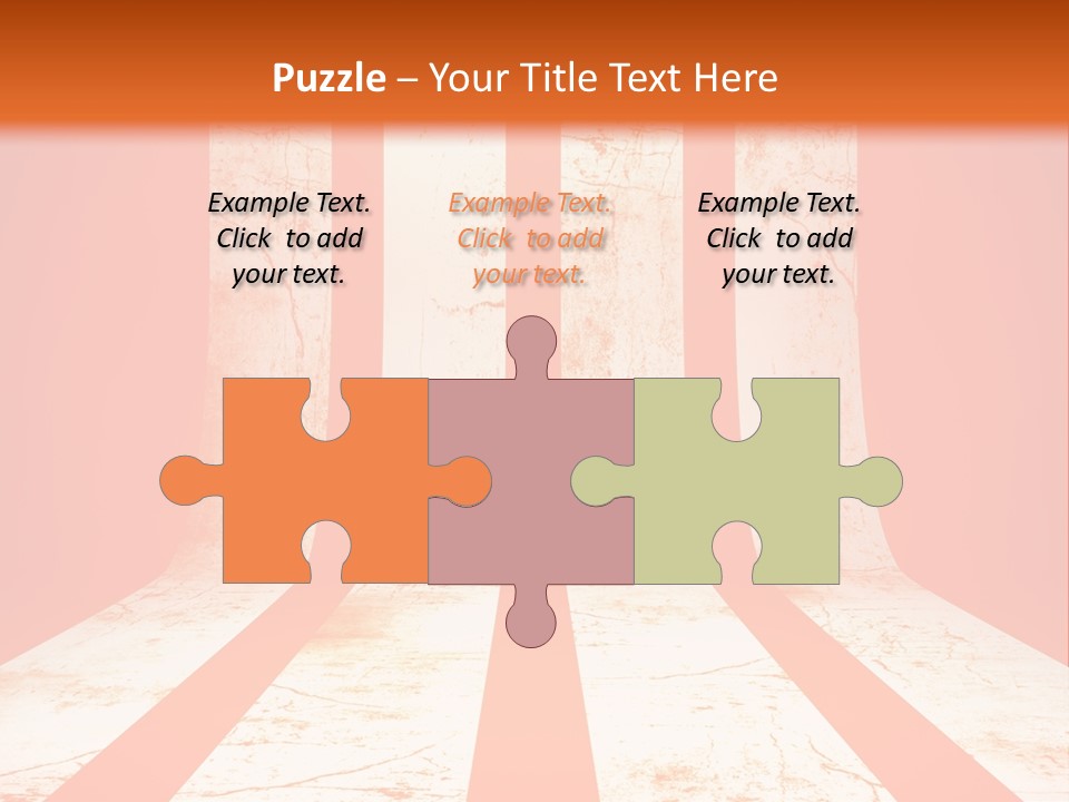 An Orange And White Powerpoint Presentation PowerPoint Template