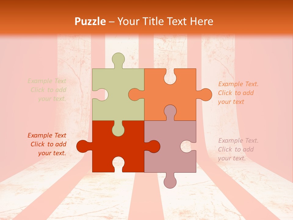 An Orange And White Powerpoint Presentation PowerPoint Template