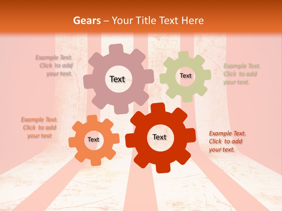 An Orange And White Powerpoint Presentation PowerPoint Template