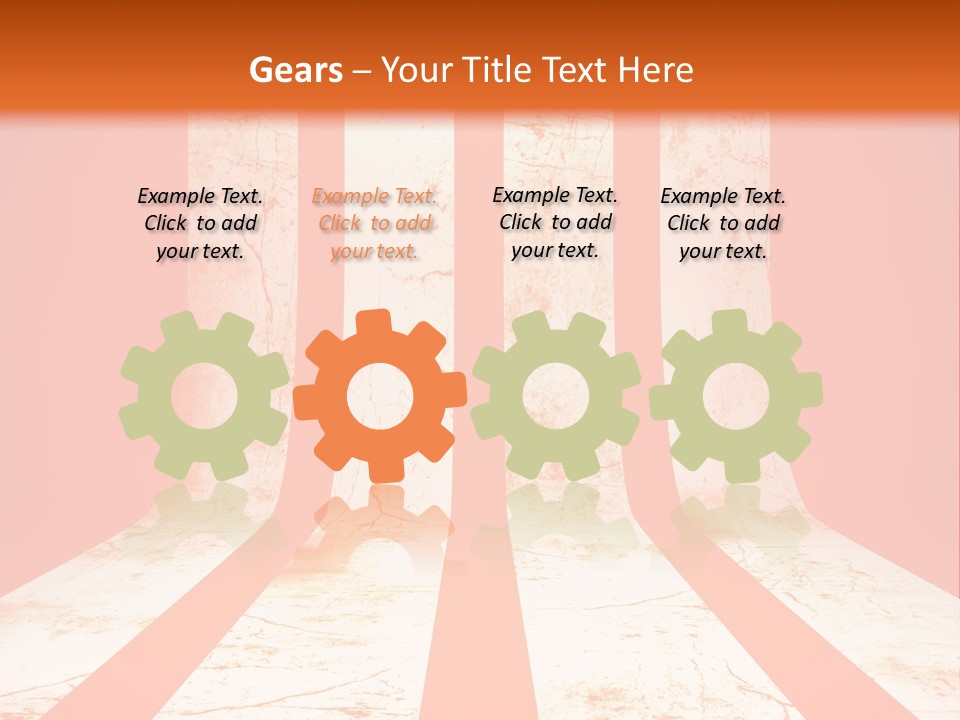 An Orange And White Powerpoint Presentation PowerPoint Template