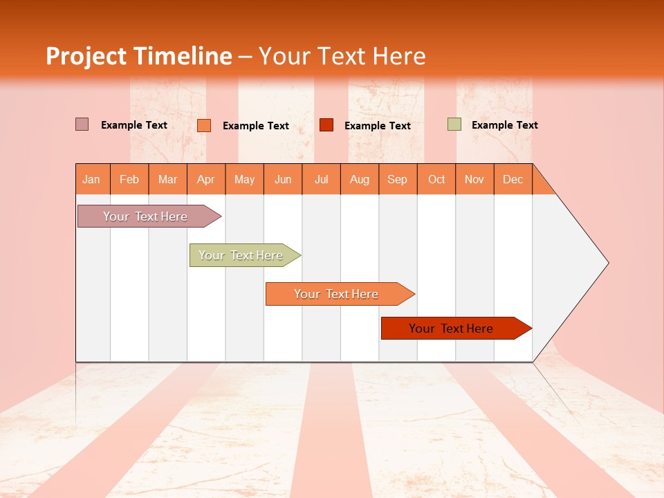 An Orange And White Powerpoint Presentation PowerPoint Template