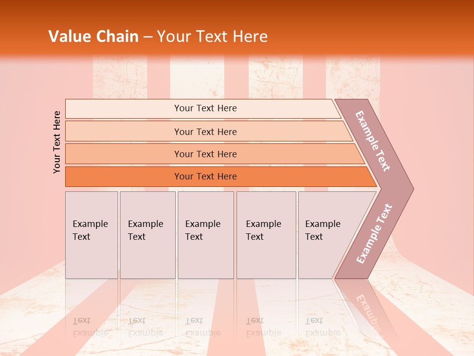 An Orange And White Powerpoint Presentation PowerPoint Template