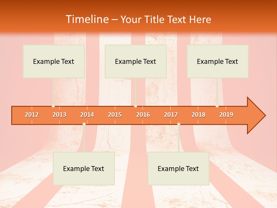 An Orange And White Powerpoint Presentation PowerPoint Template