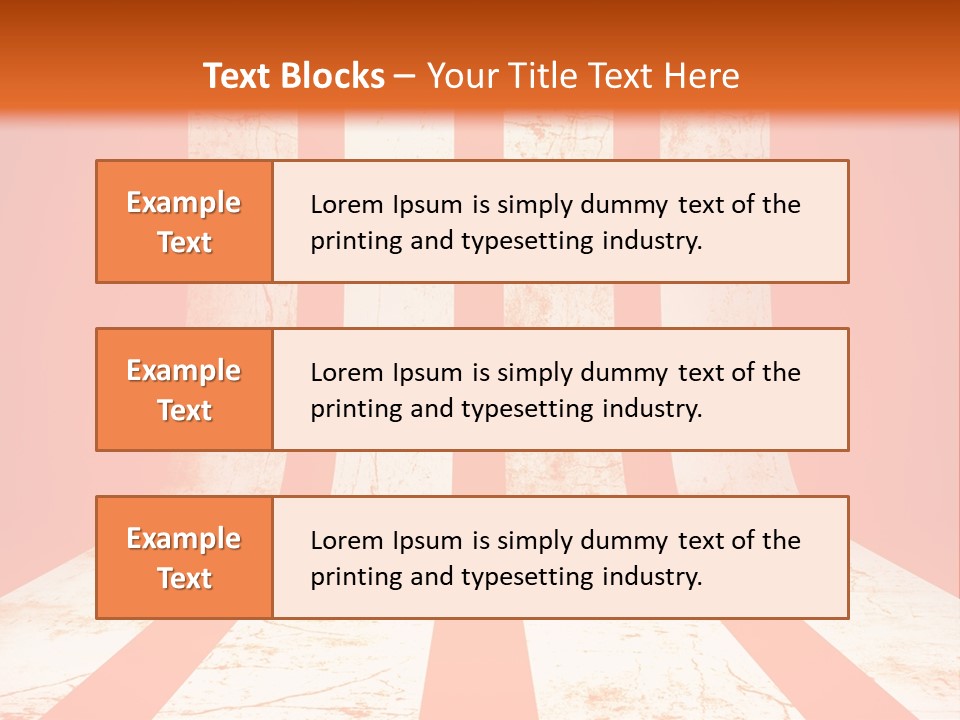 An Orange And White Powerpoint Presentation PowerPoint Template