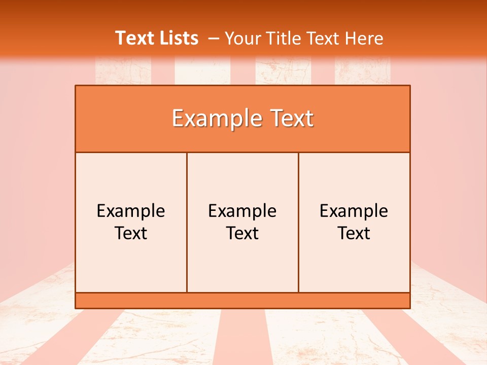 An Orange And White Powerpoint Presentation PowerPoint Template
