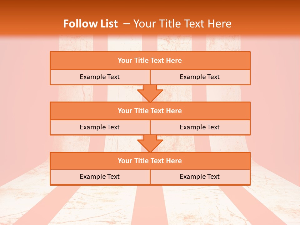 An Orange And White Powerpoint Presentation PowerPoint Template