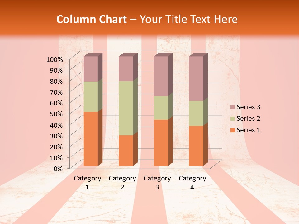 An Orange And White Powerpoint Presentation PowerPoint Template