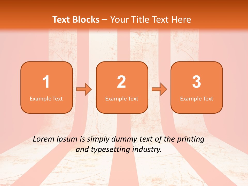An Orange And White Powerpoint Presentation PowerPoint Template
