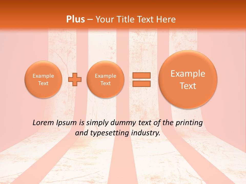 An Orange And White Powerpoint Presentation PowerPoint Template