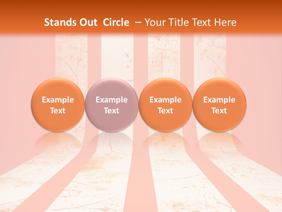 An Orange And White Powerpoint Presentation PowerPoint Template