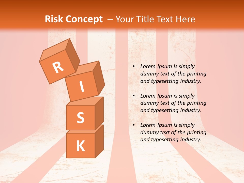 An Orange And White Powerpoint Presentation PowerPoint Template