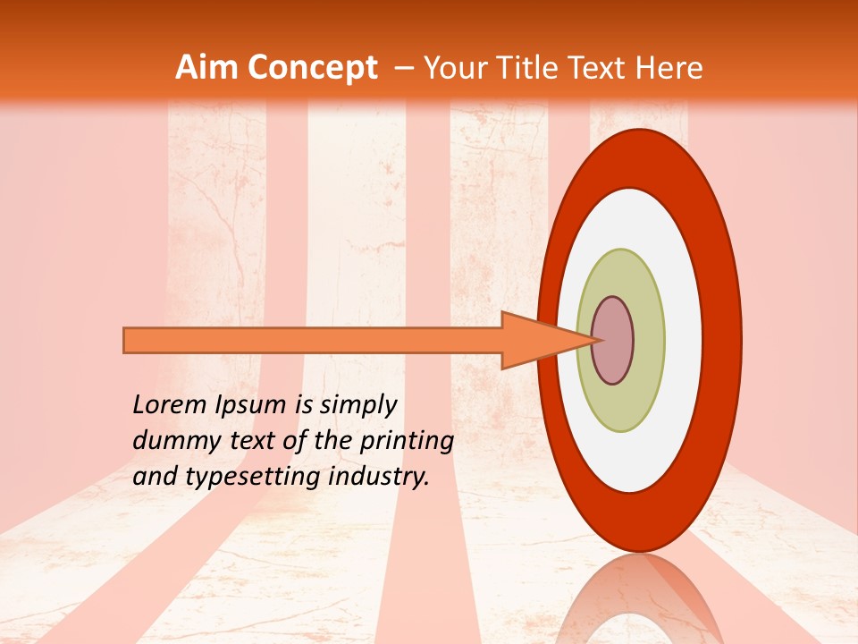 An Orange And White Powerpoint Presentation PowerPoint Template