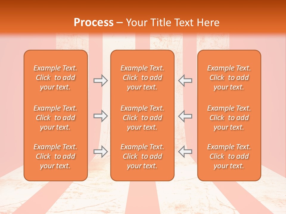 An Orange And White Powerpoint Presentation PowerPoint Template