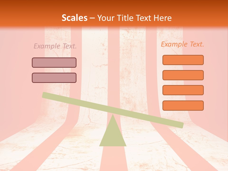 An Orange And White Powerpoint Presentation PowerPoint Template