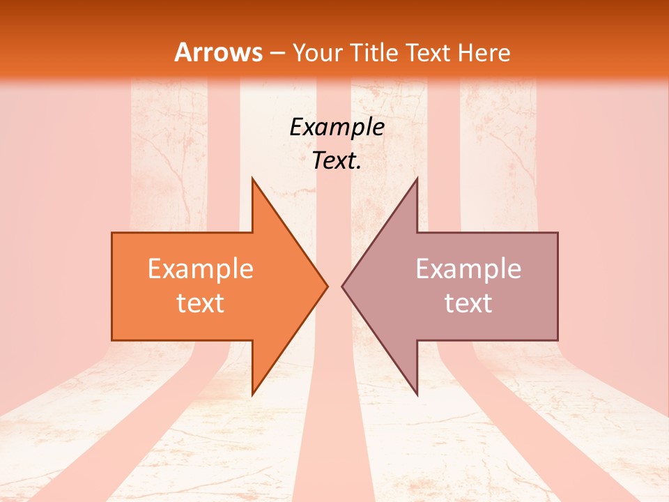 An Orange And White Powerpoint Presentation PowerPoint Template