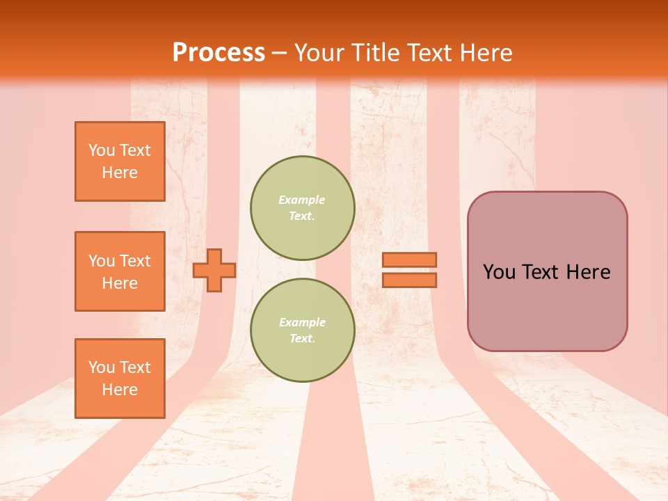 An Orange And White Powerpoint Presentation PowerPoint Template