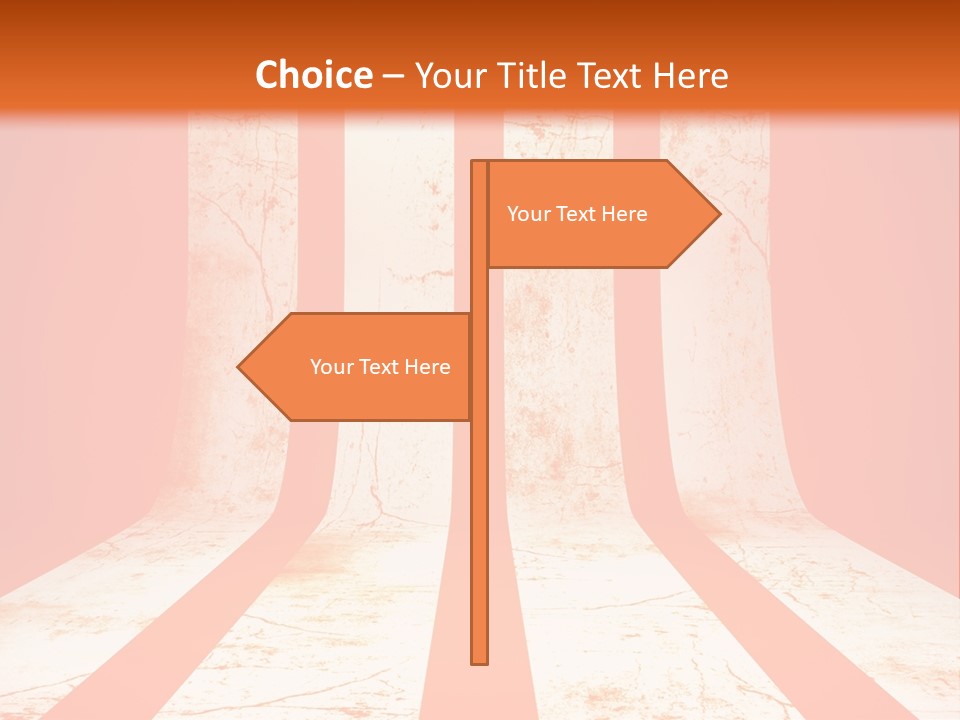 An Orange And White Powerpoint Presentation PowerPoint Template