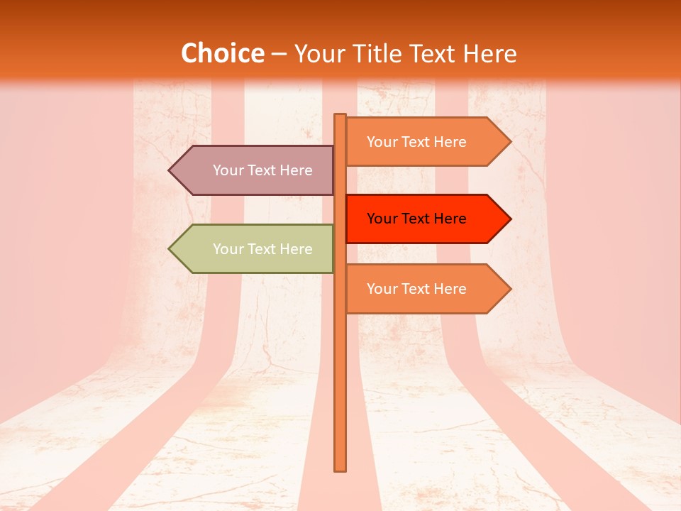 An Orange And White Powerpoint Presentation PowerPoint Template