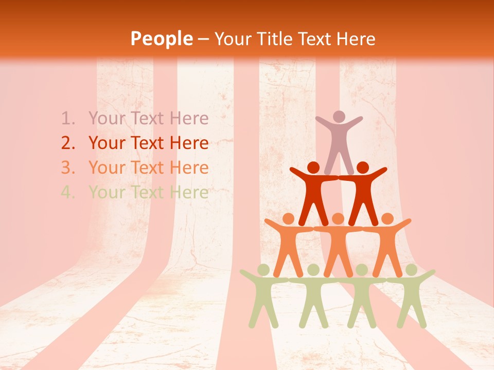 An Orange And White Powerpoint Presentation PowerPoint Template