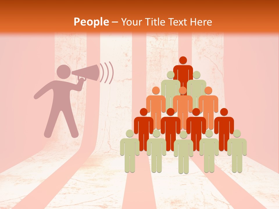 An Orange And White Powerpoint Presentation PowerPoint Template