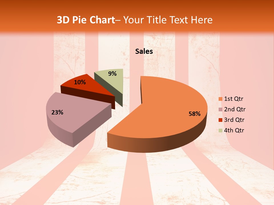 An Orange And White Powerpoint Presentation PowerPoint Template