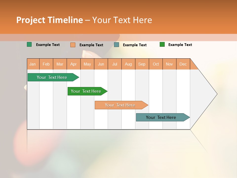 A Woman Holding A Cell Phone In Her Hand PowerPoint Template