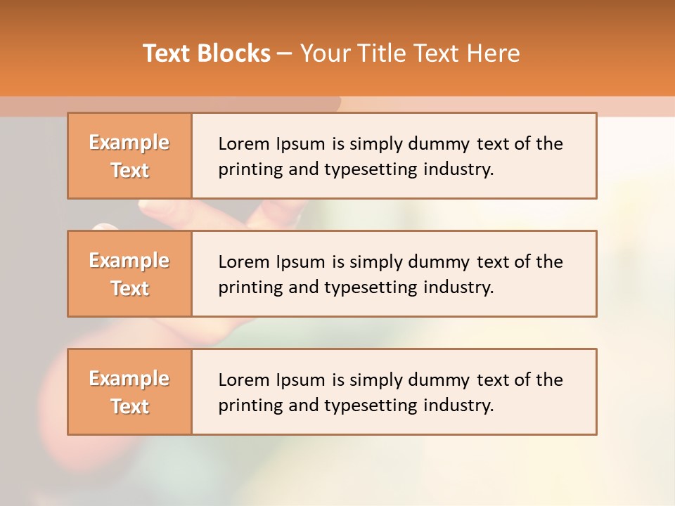 A Woman Holding A Cell Phone In Her Hand PowerPoint Template