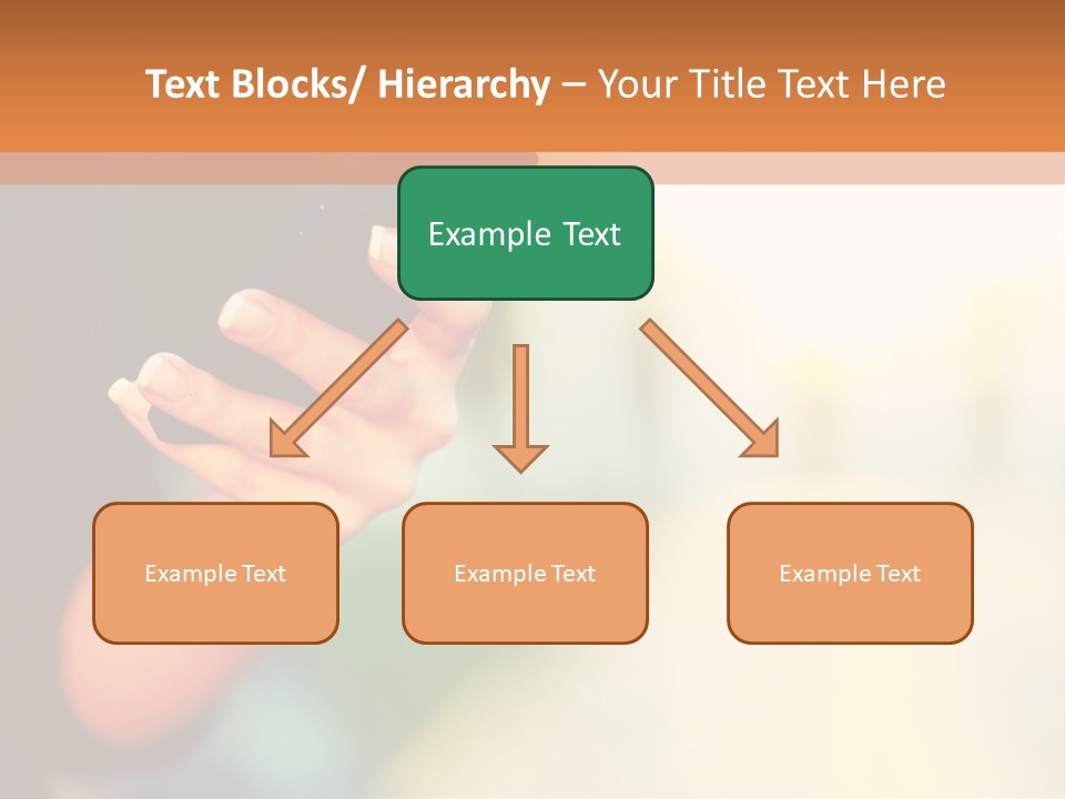 A Woman Holding A Cell Phone In Her Hand PowerPoint Template