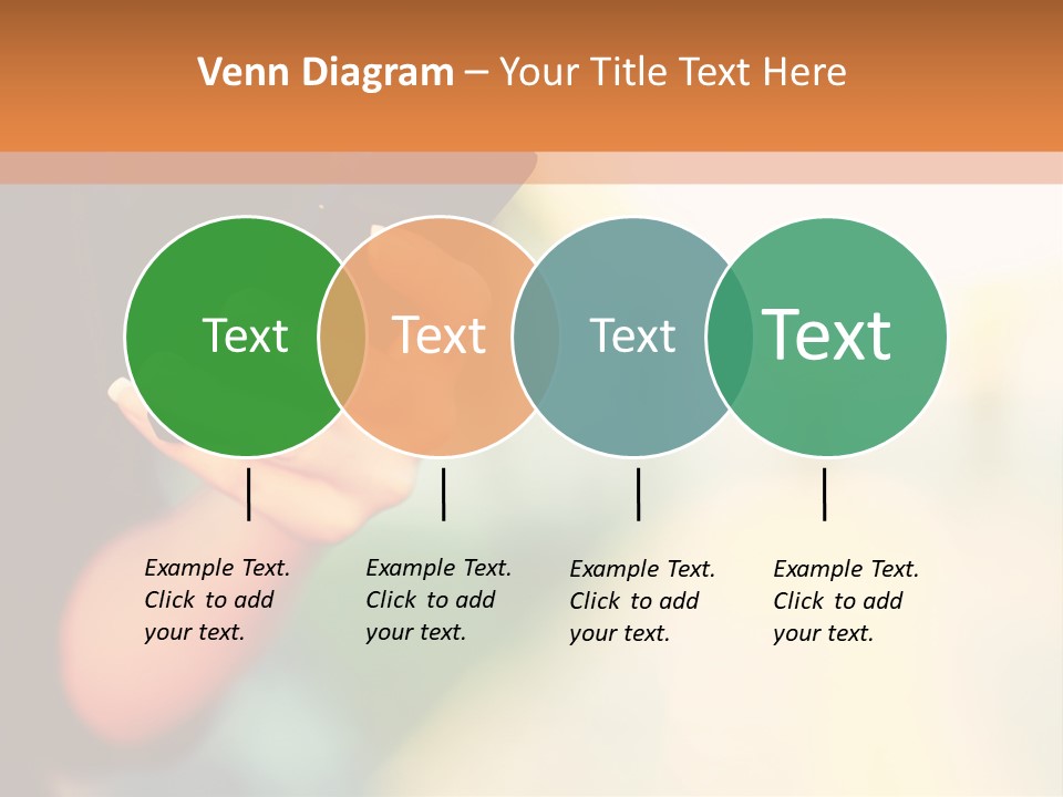 A Woman Holding A Cell Phone In Her Hand PowerPoint Template