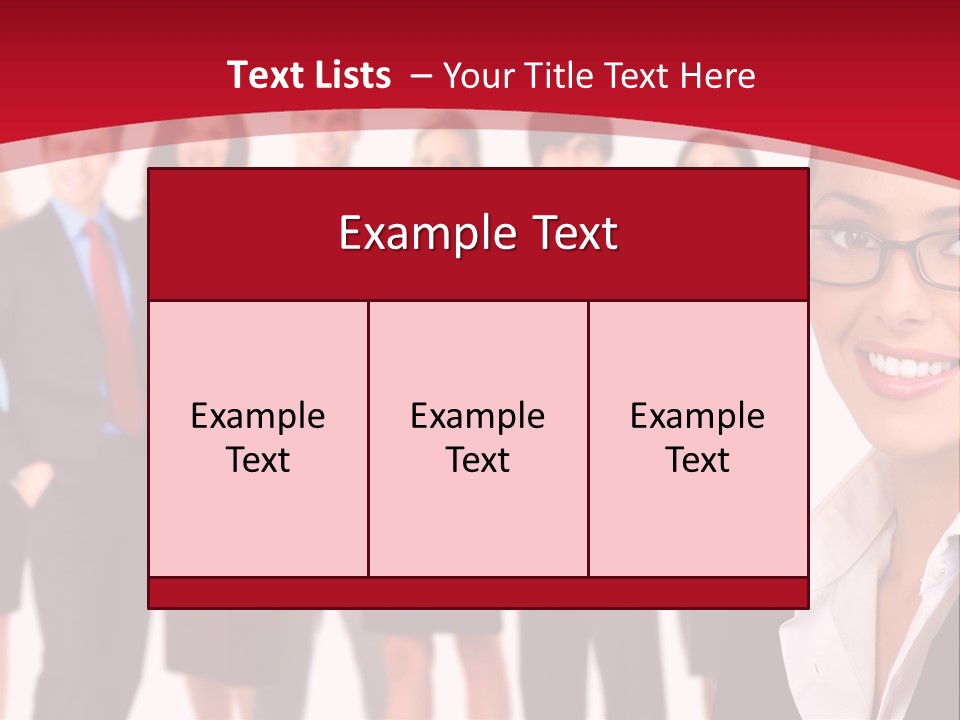 A Group Of Business People Standing In Front Of A White Background PowerPoint Template