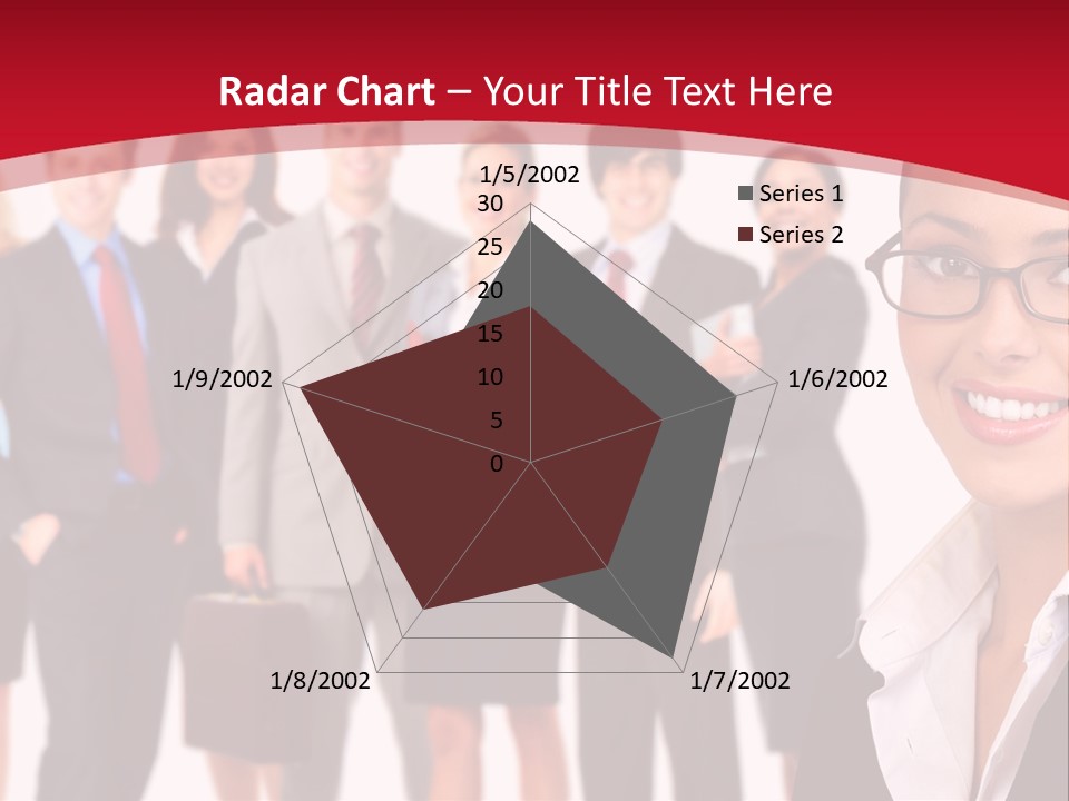 A Group Of Business People Standing In Front Of A White Background PowerPoint Template
