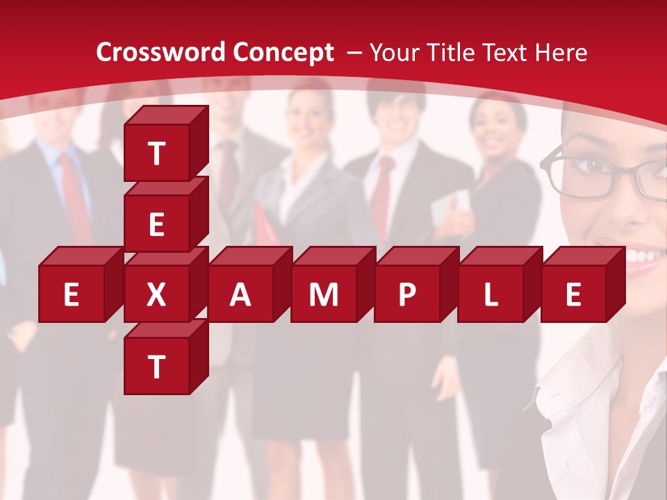 A Group Of Business People Standing In Front Of A White Background PowerPoint Template