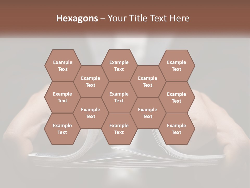 A Person Holding A Piece Of Paper In Their Hands PowerPoint Template