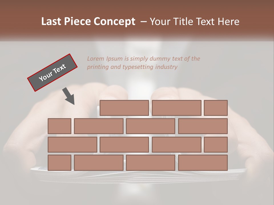 A Person Holding A Piece Of Paper In Their Hands PowerPoint Template