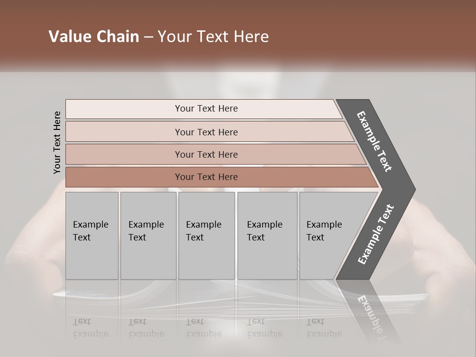 A Person Holding A Piece Of Paper In Their Hands PowerPoint Template