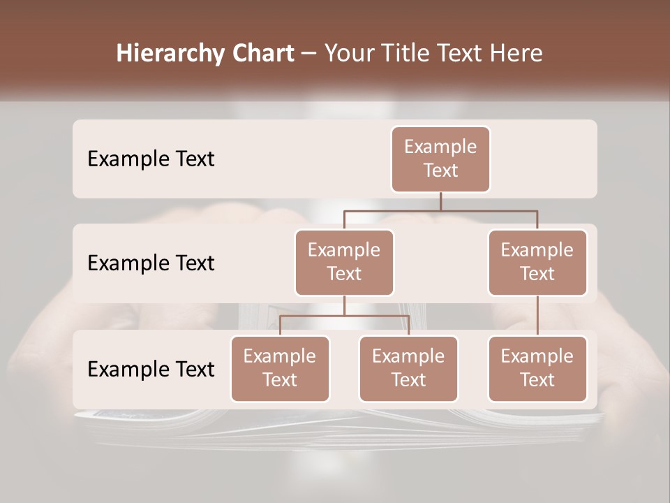 A Person Holding A Piece Of Paper In Their Hands PowerPoint Template