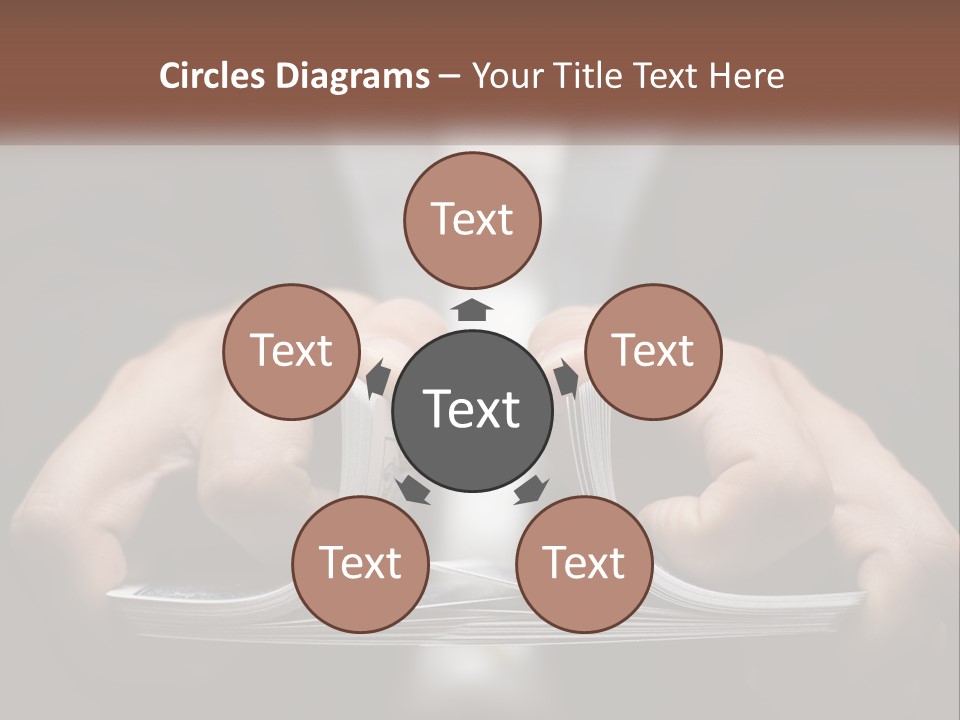 A Person Holding A Piece Of Paper In Their Hands PowerPoint Template