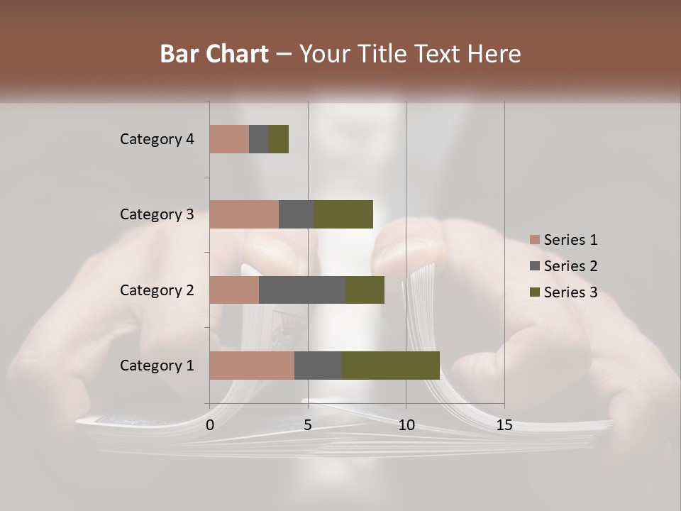 A Person Holding A Piece Of Paper In Their Hands PowerPoint Template