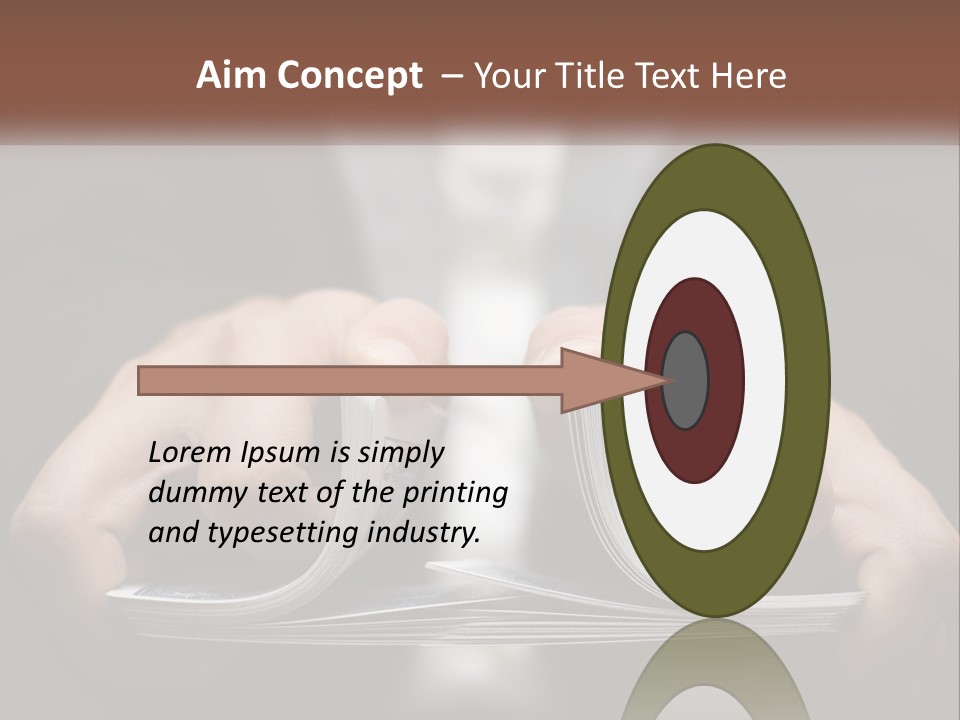 A Person Holding A Piece Of Paper In Their Hands PowerPoint Template