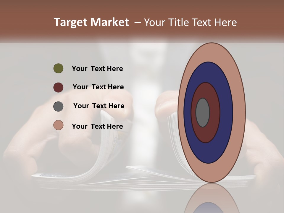 A Person Holding A Piece Of Paper In Their Hands PowerPoint Template