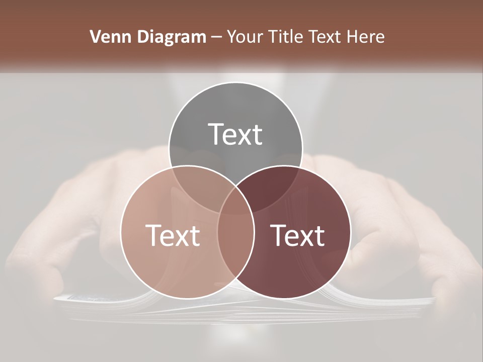 A Person Holding A Piece Of Paper In Their Hands PowerPoint Template