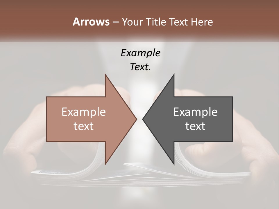 A Person Holding A Piece Of Paper In Their Hands PowerPoint Template