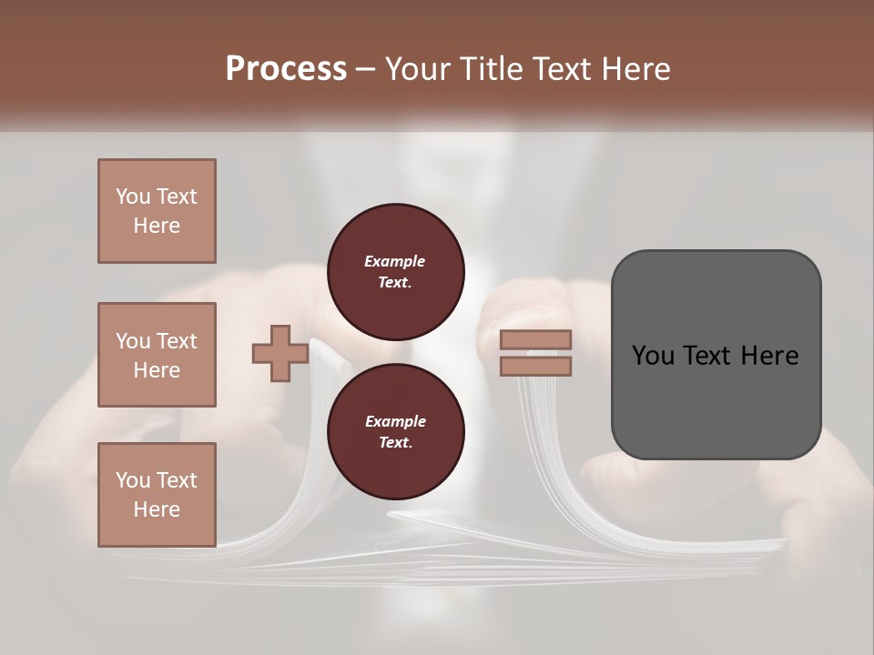 A Person Holding A Piece Of Paper In Their Hands PowerPoint Template