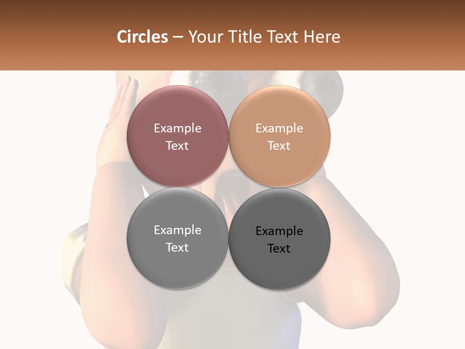 A Cartoon Character Holding His Head With His Hands PowerPoint Template